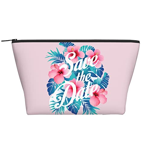 Kleine Make-up-Tasche für Frauen, Teenager, Mädchen, kleine Kosmetik-Kulturtasche, Reise, süße Tasche, Make-up-Tasche, Zubehör, Organizer, Flamingo-Rosa von DJNGN