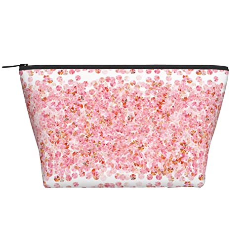 Kleine Make-up-Tasche für Frauen, Teenager, Mädchen, kleine Kosmetik-Kulturtasche, Reise, süße Tasche, Make-up-Tasche, Zubehör, Organizer, Pink, Gold, Glitzer von DJNGN