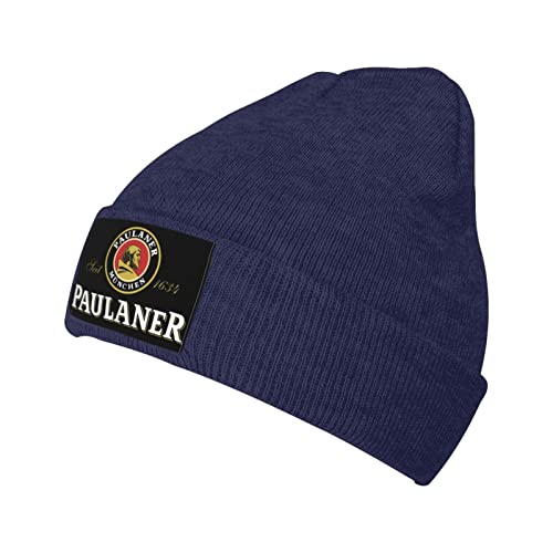 Kompatibel mit Paulaner Beanie Mützen Strickmütze Skull Caps für Herren Damen Winter Warme Skimütze Chemo Mütze Unisex Kopfbedeckung Geschenk von DJNGN