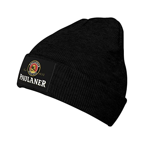 Kompatibel mit Paulaner Beanie Mützen Strickmütze Skull Caps für Herren Damen Winter Warme Skimütze Chemo Mütze Unisex Kopfbedeckung Geschenk von DJNGN