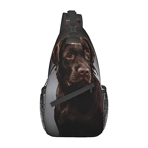 Labrador Retriever Herren-Schulterrucksack, Reise-Wander-Tagestasche, Umhängetasche. von DJNGN
