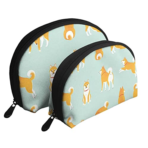 Lustige Shiba-Kosmetiktasche, Reise-Clutch-Tasche für Frauen und Mädchen von DJNGN