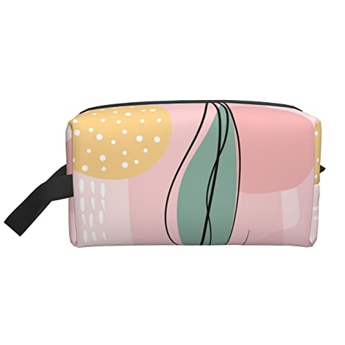 Make-up-Tasche Abstract Pastel3 Reise-Toilettenartikel Make-up-Organizer Reise Große Kapazität Tragbare Reise-Kosmetiktaschen für Frauen Mädchen von DJNGN