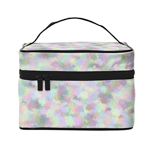 Make-up-Tasche Grau Grün Rosa Reise-Kosmetiktasche für Frauen Mädchen Große Make-up-Organizer-Tasche Tragbare Kulturtasche Reiseutensilien von DJNGN