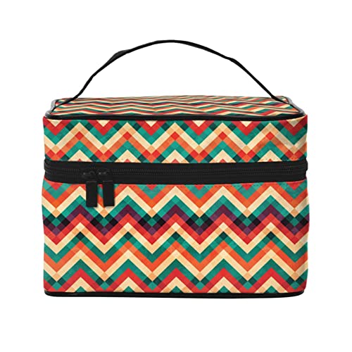 Make-up-Tasche im Boho-Stil, Reise-Kosmetiktasche für Frauen und Mädchen, große Make-up-Organizer-Tasche, tragbare Kulturtasche, Reiseutensilien von DJNGN
