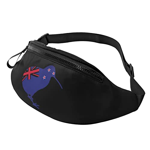 Neuseeländische Kiwi-Vogel-Gürteltasche Herren und Damen, verstellbare Reise-Brusttasche, Outdoor-Lauf-Gürteltasche von DJNGN