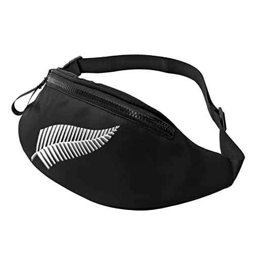 New Zealand Maori Farn Lässige Gürteltasche Herren und Damen Freizeit Sport Gürteltasche Sporttag Übungsgeschenk von DJNGN