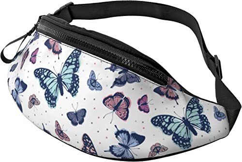 Niedliche Schmetterlings-beiläufige Gürteltasche für Männer und Frauen, Verstellbarer Gürtel, Gürteltasche für Reisen, Wandern, Radfahren, Laufen, Festival, Rave Niedliche Schmetterlings-beiläufige Gürteltasche für Männer und Frauen, Verstellbarer Gürtel, Gürteltasche für Reisen, Wandern, Radfahren, Laufen, Festival, Rave von DJNGN