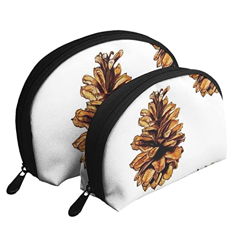 Pinecones Kosmetiktasche, Reisehandtasche für Frauen und Mädchen von DJNGN