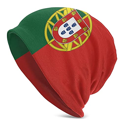 Portugal-Flagge, dünne Strickmützen für Herren und Damen, Unisex-Hedging-Kappen von DJNGN