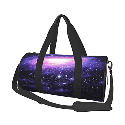 Runde Reisetasche, Galaxy Space Art, Sporttasche für Herren und Damen, Seesack, Sporttasche von DJNGN