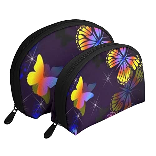 Schmetterlings-Kosmetiktasche, Reise-Clutch-Tasche für Frauen und Mädchen von DJNGN