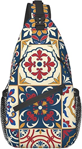 Schultertasche, bunter Blumenmuster-Druck, Umhängetasche für lässige Damen und Herren Schultertasche, bunter Blumenmuster-Druck, Umhängetasche für lässige Damen und Herren von DJNGN