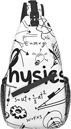 Sling Bag, Physics Print Print Crossbody Sling Rucksack für lässige Schulter Damen und Herren Sling Bag, Physics Print Print Crossbody Sling Rucksack für lässige Schulter Damen und Herren von DJNGN