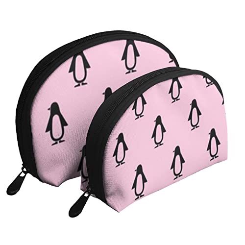 Süße Pinguin-Kosmetiktasche, Reise-Clutch-Tasche für Frauen und Mädchen von DJNGN