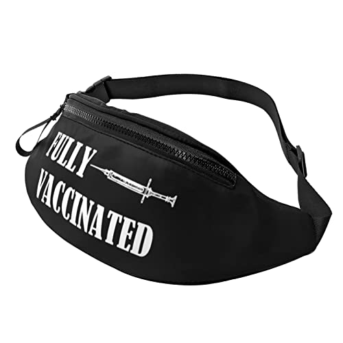 Vollständig geimpfte Gürteltasche Herren und Damen Verstellbare Reise-Brusttasche Outdoor-Lauf-Gürteltasche von DJNGN