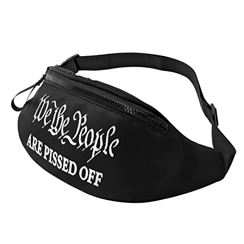 We The People Are Pissed Off Gürteltasche Herren und Damen Verstellbare Reise-Brusttasche Outdoor-Lauf-Gürteltasche von DJNGN