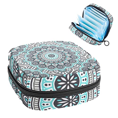 Damenbinde Aufbewahrungstaschen Stillpad Halter Böhmen Blume Geometrie Muster Tragbare Periode Kit Tasche Feminine Produkt Beutel für Frauen Mädchen von DJROW