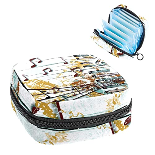 Damenbinde Aufbewahrungstaschen Stillpad Halter Musik Poster Tragbare Periode Kit Tasche Feminine Produkt Beutel für Frauen Mädchen von DJROW