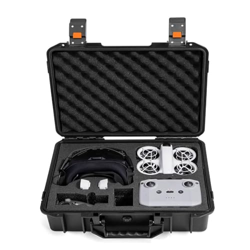 DJYILUF Hardshell Tragetasche für DJI Neo, wasserdichte Tragbare Kompakt wasserdichte Koffer für DJI Mavic Neo, Fliegende Gläser N3, Aufbewahrung Drohne Zubehör DJYILUF Hardshell Tragetasche für DJI Neo, wasserdichte Tragbare Kompakt wasserdichte Koffer für DJI Mavic Neo, Fliegende Gläser N3, Aufbewahrung Drohne Zubehör von DJYILUF