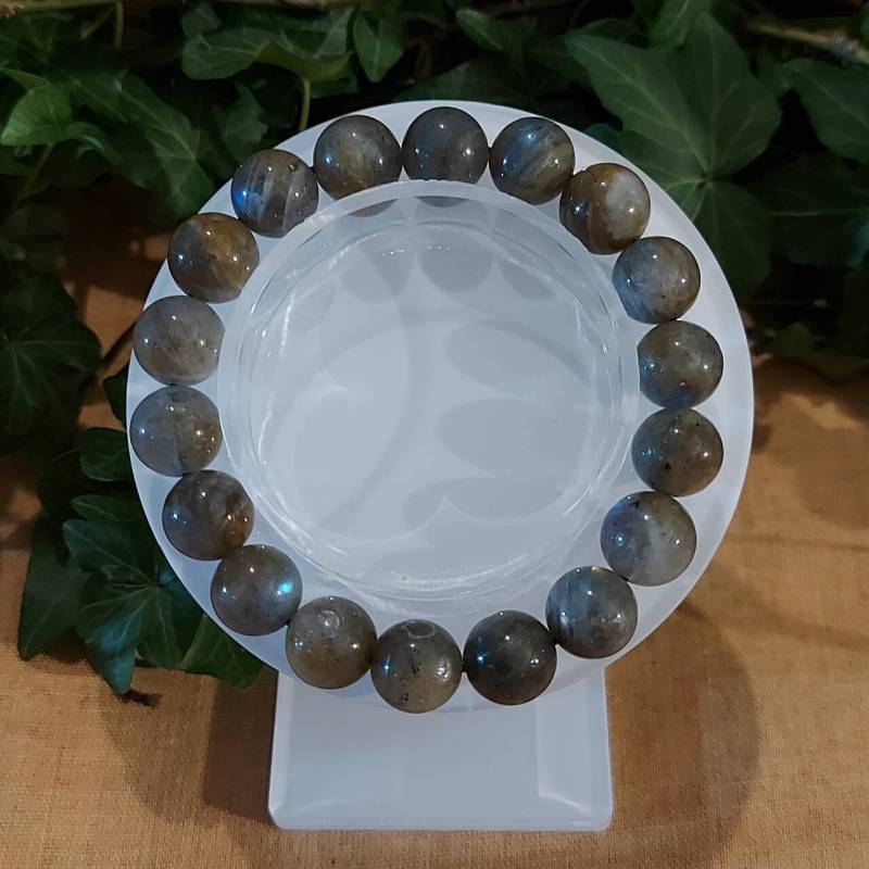 New 11mm Natürlicher Labradorit Regenbogen Licht Edelstein Perlen Armband Aaaa Beste Geschenk von DJadeStore