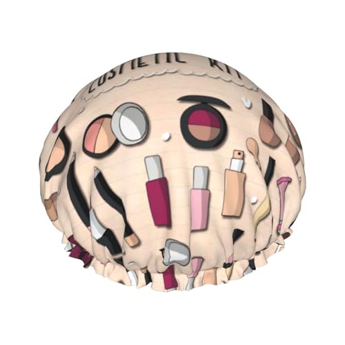 Moderne Mädchen-Duschhaube, wiederverwendbar, doppellagig, Wasserdusche, nicht benetzend, große Größe für alle Haarlängen Moderne Mädchen-Duschhaube, wiederverwendbar, doppellagig, Wasserdusche, nicht benetzend, große Größe für alle Haarlängen von DJnni