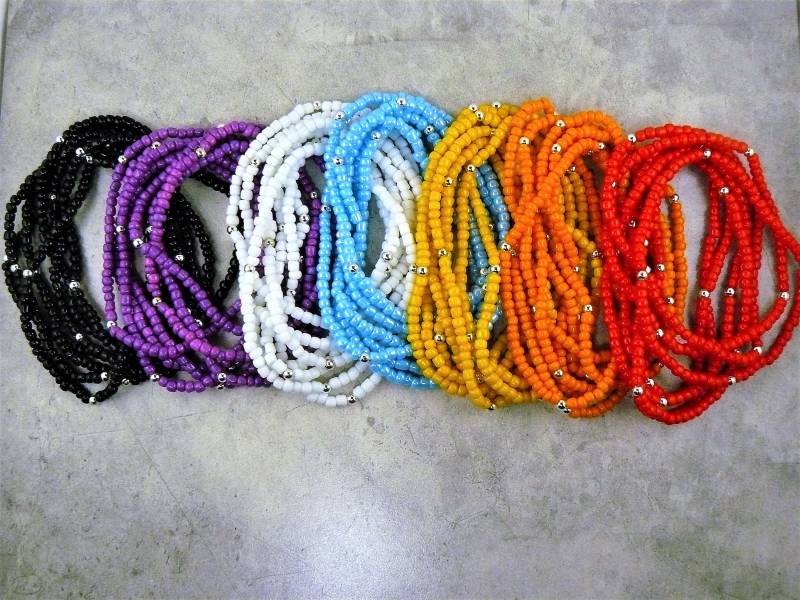 Rocailles Perlen Fußkettchen Strand Anklet Armband Wählen Sie Farbe Für Frauen Mädchen Jugendliche von DJsWrapBracelets