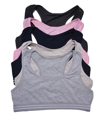 DK MY FASHION,Gestreift Crop-Top aus Baumwolle für Mädchen, Bralette, Sport-BH, Bustier, 5er-Pack, Farben1,zwischen 14-15Jahren DK MY FASHION,Gestreift Crop-Top aus Baumwolle für Mädchen, Bralette, Sport-BH, Bustier, 5er-Pack, Farben1,zwischen 14-15Jahren von DK MY FASHION