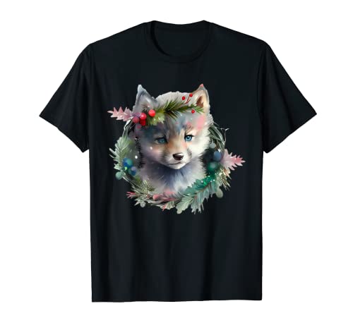 Tolles Wolf Wölfe Motiv - Wolf moderne Kunst Welpe Baby Wolf T-Shirt von DK1 Designs Cool Wolf Wilderness Nature Creatures