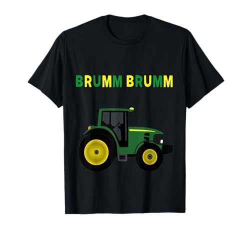 Kinder Brumm Brumm Traktor - Trecker Bulldog Bauernhof Bauer T-Shirt von DK1 Designs Landwirtschaft Landwirt Bauern Bauer