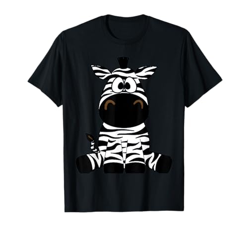 Kinder Zebra Baby fluffig und süß knuddeln kuscheln - Tier T-Shirt von DK1 Designs knuffige Tiere Zebras süße Designs