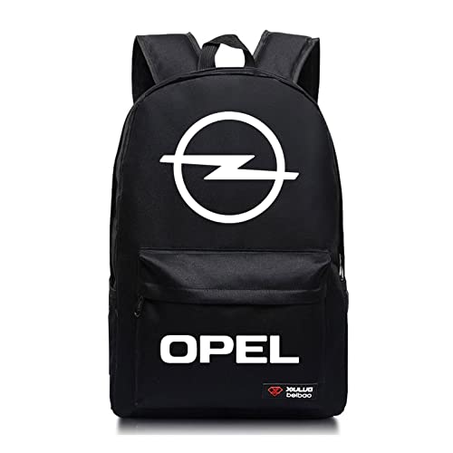 Schulrucksack Lässiger Tagesrucksack für O.P.E.L Schultaschen Unisex Büchertasche Leichter Reiserucksack Arbeitstasche für Männer und Frauen(Color:black) von DKDAHIO