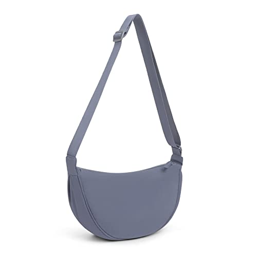 DKIIL NOIYB Halbmond-Tasche für Damen und Herren, Nylon, Halbmond-Taschen, Hobos, Umhängetasche, tragbare Halbmond-Geldbörse mit verstellbarem Riemen von DKIIL NOIYB