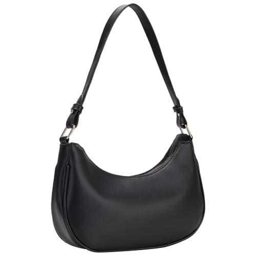 DKIIL NOIYB Half Moon Bag Umhängetasche Klein Halbmond Handtasche Ledertasche Passend für Damen Y2k Achseltasche von DKIIL NOIYB