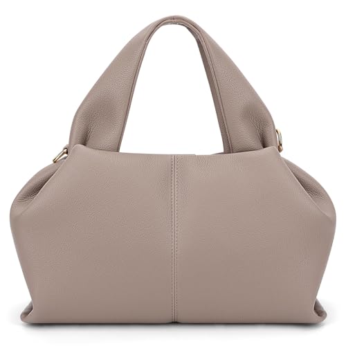 DKIIL NOIYB Kleine PU Umhängetasche Kleine Handtasche Henkeltaschen Moderne Lederhandtasche Dumpling Crossbody Bag für Damen Vintage Halbmond Tasche Hobo Bag Shopper Leder Clutch Abendtasche von DKIIL NOIYB