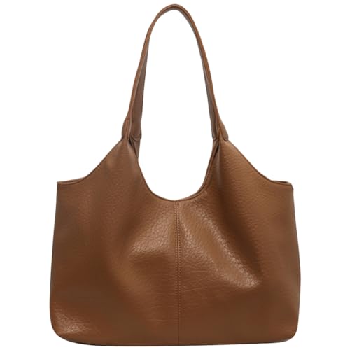 DKIIL NOIYB Umhängetasche aus PU Leder Große Einkaufstasche für Damen Moderne Handtasche Damen Shopper Leder Umhängetasche Weiche Reise Freizeithand tasche von DKIIL NOIYB