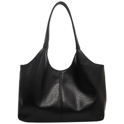 DKIIL NOIYB Umhängetasche aus PU Leder Große Einkaufstasche für Damen Moderne Handtasche Damen Shopper Leder Umhängetasche Weiche Reise Freizeithand tasche von DKIIL NOIYB