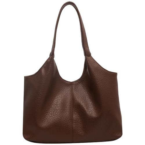 DKIIL NOIYB Umhängetasche aus PU Leder Große Einkaufstasche für Damen Moderne Handtasche Damen Shopper Leder Umhängetasche Weiche Reise Freizeithand tasche von DKIIL NOIYB