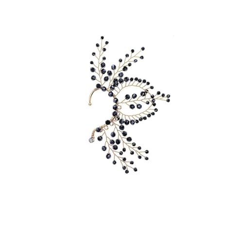 1PCS Chic Ohr Manschette Blatt Cosplay Fee Ohrring Clips for Frauen Mädchen Hochzeit Earcuff Schmuck Perlen Weben FüR Cosplay Hochzeit(Color 8) von DKJAHSEK
