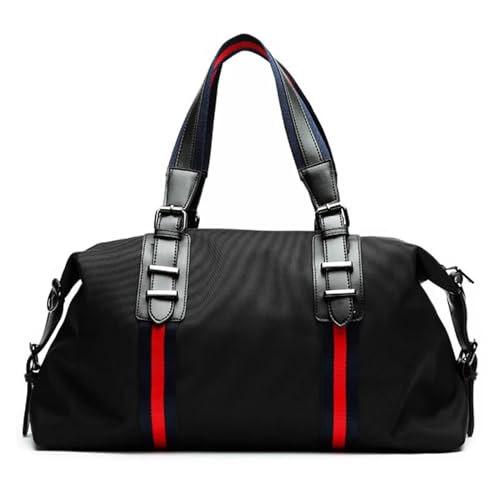 Männer Reisetaschen Große Kapazität Gepäck Handtaschen Oxford Reise Duffle Mode Falttasche(Red Big) von DKJAHSEK