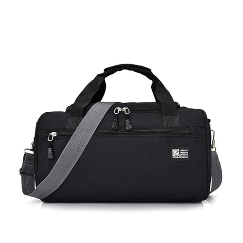 Outdoor Männer Reisen Sport Taschen Leichtes Gepäck Business Zylinder Handtasche Frauen Wochenende Umhängetasche Pack(1) von DKJAHSEK