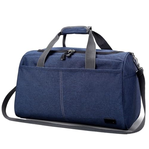 Oxford Tuch Frauen Reisetasche Wasserdicht Männer Business Reise Duffle Gepäck Verpackung Handtasche Schulter Lagerung Taschen Urlaub Tote(Blue Big Size) von DKJAHSEK