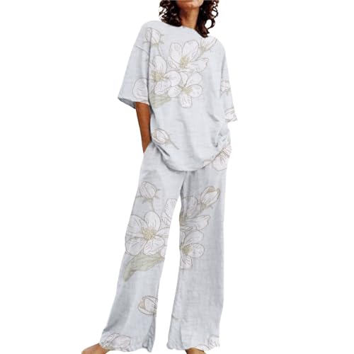 Bigshirts Zum Schlafen Damen Hausanzug Damen Pyjama Set Damen Nachthemd Spaghettiträger Schlafanzug Teenager Mädchen Familien Pyjama Set Angebote des Tages Heute Damen von DKLOVIFU
