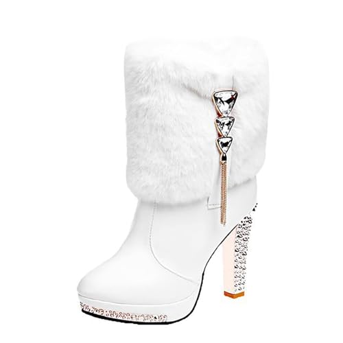 DKLOVIFU Boots Damen Stiefelette Damen Leder Rot Graue Stiefeletten Damen Tex Stiefeletten Damen Damen Stiefeletten Schwarz Warm Damen Schuhe Boots Stiefeletten Stiefeletten Damen Breiter Fuß von DKLOVIFU