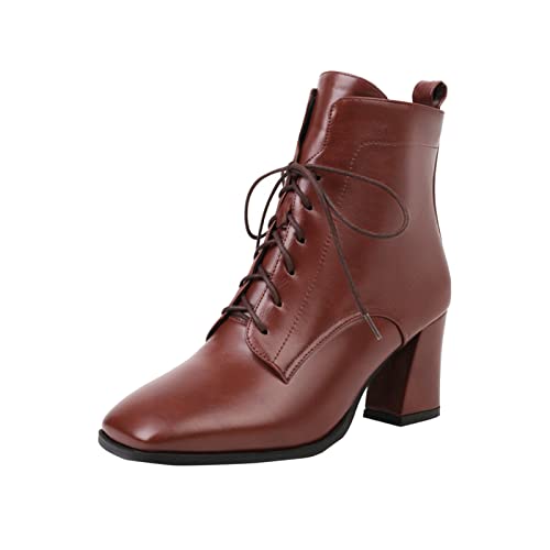 DKLOVIFU Chelsea Boots Damen Stiefeletten Damen 43 Stiefeletten Grau Damen Stiefeletten Mit Schnürung Damen Damen Stiefeletten In Blau Frühlings Stiefeletten Spitze Stiefeletten Damen von DKLOVIFU