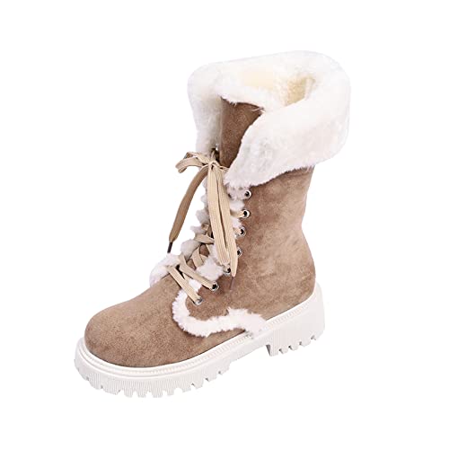 DKLOVIFU Chelsea Boots Schwarze Schuhe Damen Mit Absatz Schnürboots Damen Stiefeletten Absatz Damen Schuhe Damen Stiefeletten Sommer Stiefeletten Damen Weit Stiefeletten Cognac Damen von DKLOVIFU