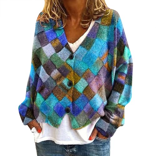 DKLOVIFU Damen Pullover Pullover Damen V Ausschnitt Pullover Damen Wolle Elegante Pullover Damen Sport Pullover Damen Kuscheldecke Pullover Damen Basic Pullover Damen von DKLOVIFU