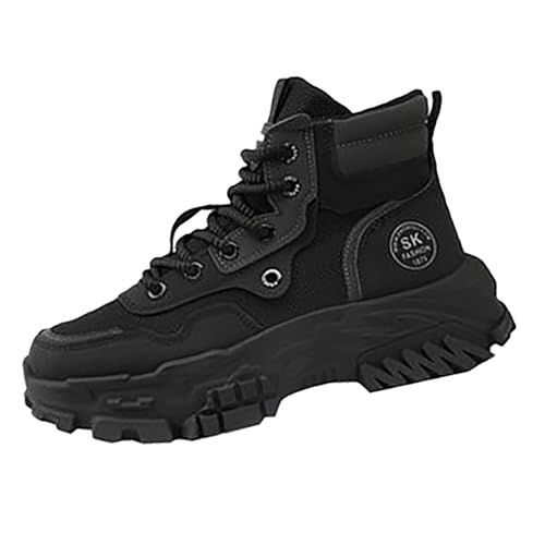 DKLOVIFU Herren Stiefel Leichte Arbeitsschuhe Winterschuhe 39 Dachdecker Schuhe Herren Winter Sicherheitsschuhe S3 Herren Winter Stiefel Arbeitsschuhe Damen Knöchelhoch von DKLOVIFU