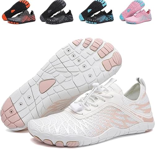 DKLOVIFU Naturstep Schuhe Barfußschuhe Winter Orthomotion Gesundheitsschuh Damen Sneaker Sommer Barfuss Hausschuhe Aquaschuhe Herren Barfussschuhe Damen Alltag von DKLOVIFU