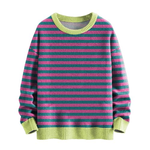 DKLOVIFU Pullover Damen Elegant Damen Pullover Baumwolle Grüner Pullover Damen Oversize Pullover Damen Schwarz Damen Strickpullover Pullover Damen Elegant Festlich mit Glitzer Alpaka Pullover Damen von DKLOVIFU